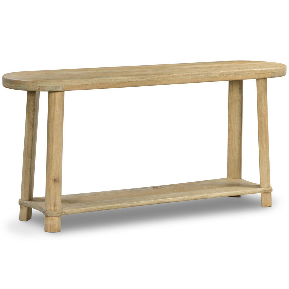 Daley Console Table, Light Natural by Four Hands-Furniture - Accent Tables-High Fashion Home