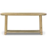 Daley Console Table, Light Natural by Four Hands-Furniture - Accent Tables-High Fashion Home