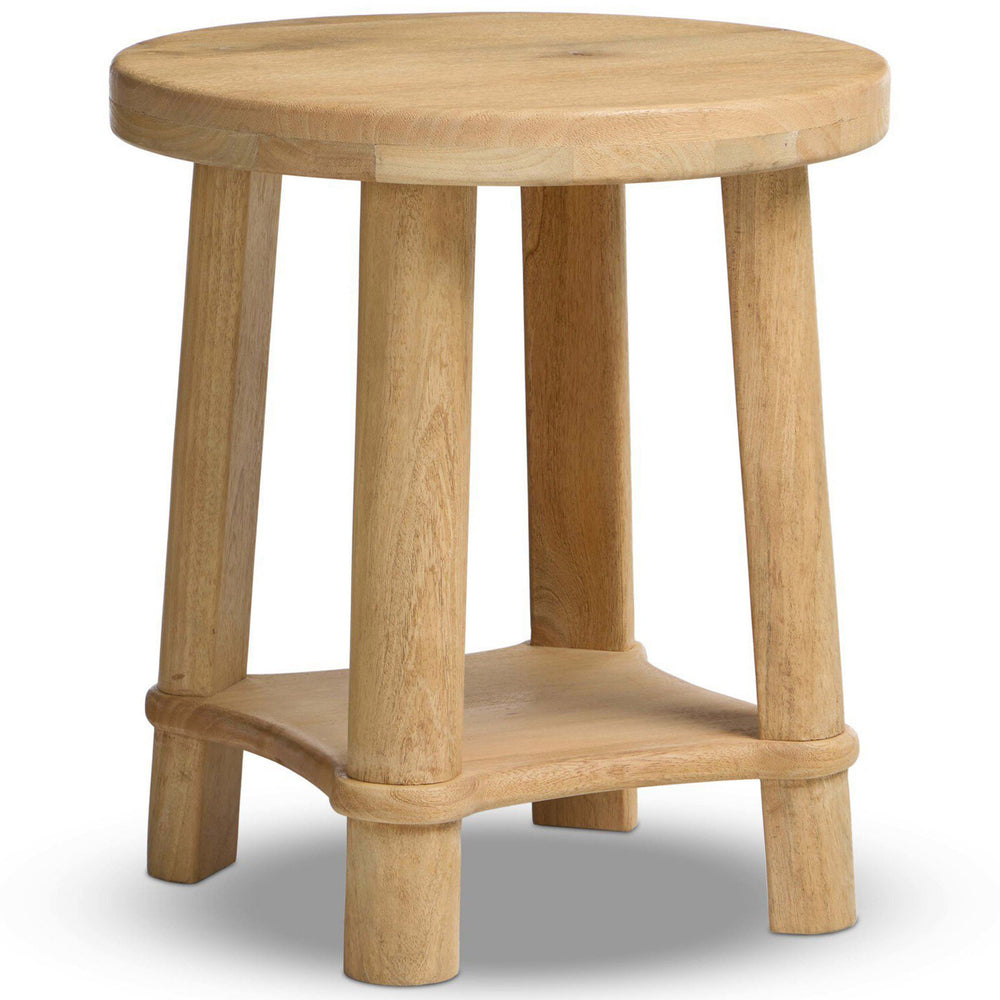 Daley End Table, Light Natural by Four Hands-Furniture - Accent Tables-High Fashion Home