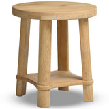Daley End Table, Light Natural by Four Hands-Furniture - Accent Tables-High Fashion Home