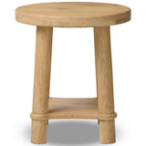 Daley End Table, Light Natural by Four Hands-Furniture - Accent Tables-High Fashion Home