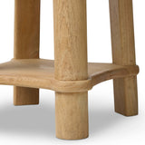 Daley End Table, Light Natural by Four Hands-Furniture - Accent Tables-High Fashion Home
