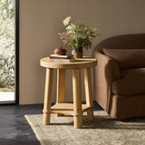 Daley End Table, Light Natural by Four Hands-Furniture - Accent Tables-High Fashion Home
