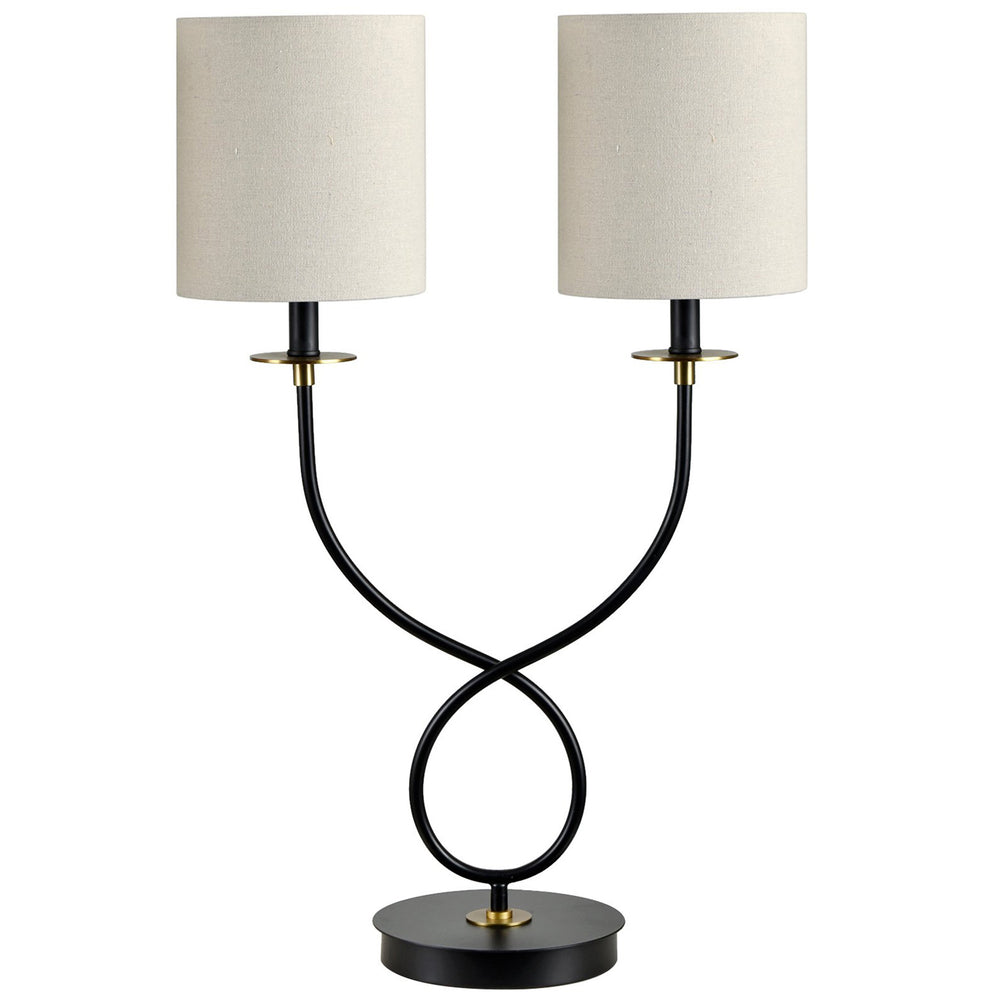 Dallon Table Lamp, Black-Lighting-High Fashion Home