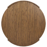 Damari Round Coffee Table, Medium Brown by Four Hands-Furniture - Accent Tables-High Fashion Home