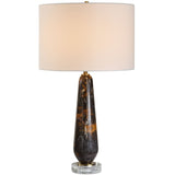 Dames Table Lamp, Black/Gold-Lighting-High Fashion Home