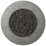 Damian Outdoor Fire Table, Pewter-Furniture - Outdoor-High Fashion Home