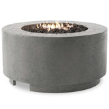 Damian Outdoor Fire Table, Pewter-Furniture - Outdoor-High Fashion Home