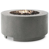 Damian Outdoor Fire Table, Pewter