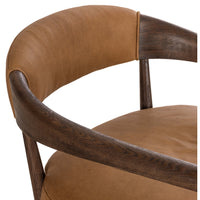 Dane Leather Chair, Cognac