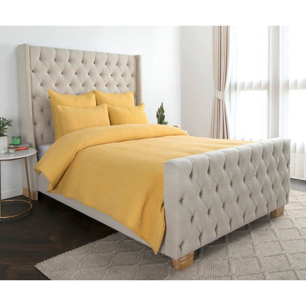 Danica King Quilt, Sunflower-Accessories-High Fashion Home