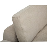 Dante 5 Piece Sectional, Heather Tweed Pebble