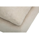 Dante 5 Piece Sectional, Heather Tweed Pebble