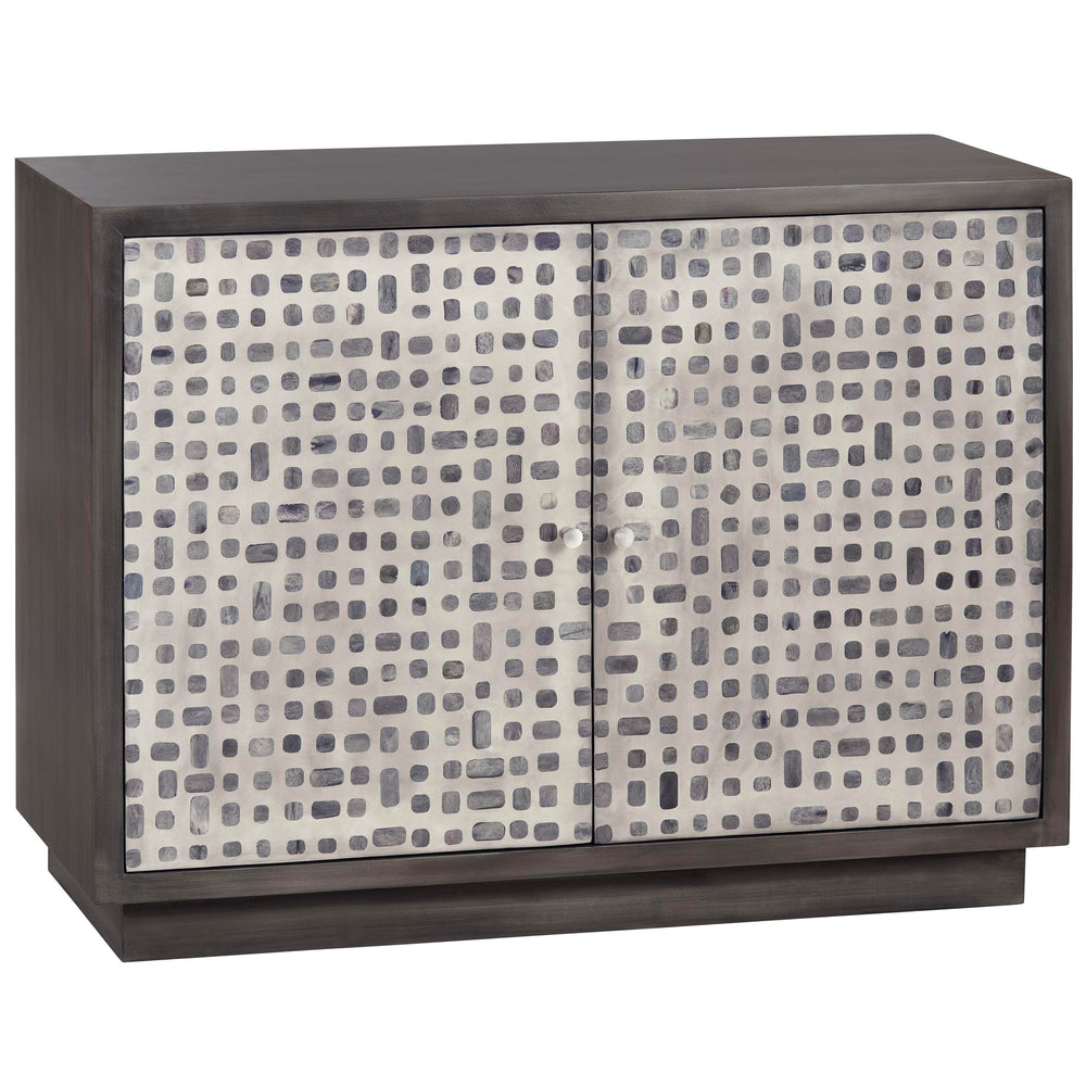 Dapple 2 Door Cabinet, Grey-Furniture - Storage-High Fashion Home