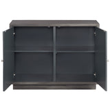 Dapple 2 Door Cabinet, Grey-Furniture - Storage-High Fashion Home