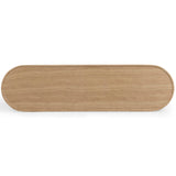 Darcy Console Table, Faux Travertine