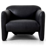 Daria Leather Chair, Eucapel Black
