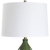 Dario Table Lamp, Dark Green-Lighting-High Fashion Home