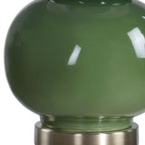 Dario Table Lamp, Dark Green-Lighting-High Fashion Home