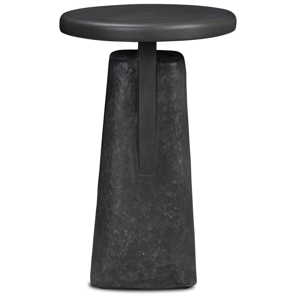 Daro Outdoor End Table, Charcoal by Four Hands-Furniture - Outdoor-High Fashion Home