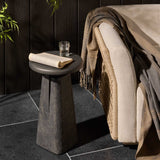 Daro Outdoor End Table, Charcoal by Four Hands-Furniture - Outdoor-High Fashion Home