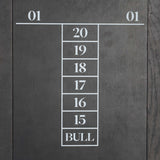 Darts Cabinet, Black-Furniture - Chairs-High Fashion Home