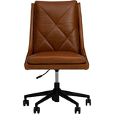 Daryl Swivel Office Chair, Oil Buffalo Camel