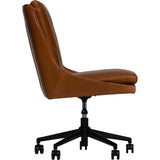 Daryl Swivel Office Chair, Oil Buffalo Camel