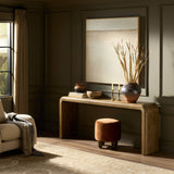Daven Console Table, Rye Medium Burl by Four Hands-Furniture - Accent Tables-High Fashion Home