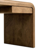 Daven Desk, Rye Medium Burl by Four Hands-Furniture - Office-High Fashion Home