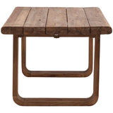 Daven Outdoor Dining Table, Natural