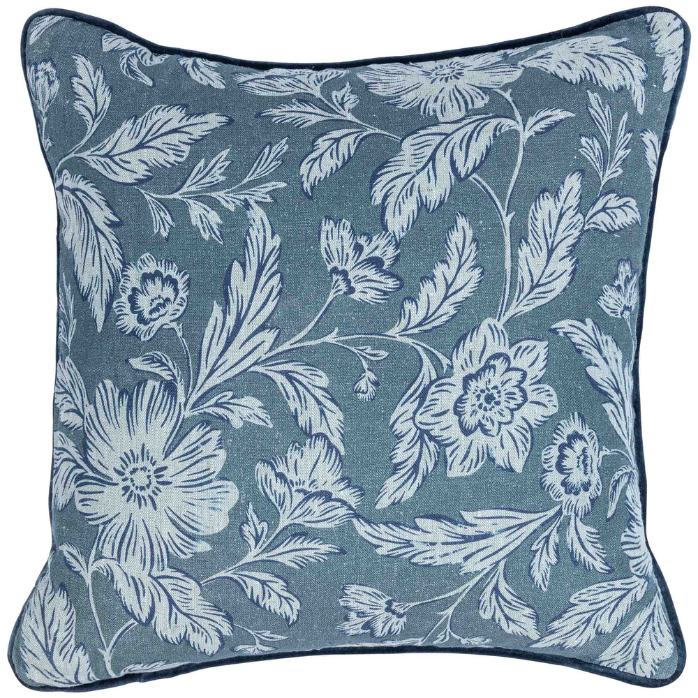 Davenport Pillow, Denim Blue-Accessories-High Fashion Home