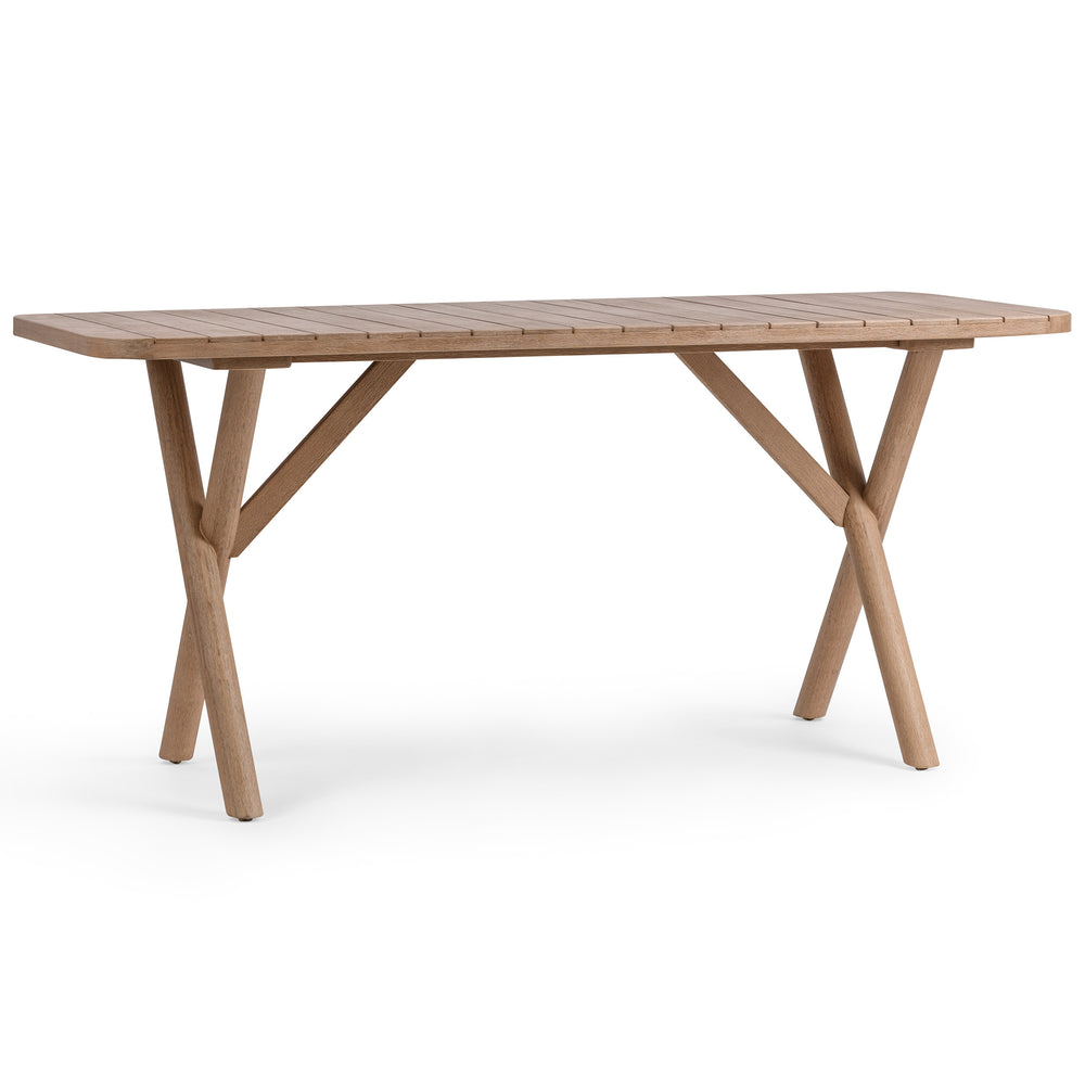 Dawson Outdoor Counter Table, Butterscotch-Furniture - Outdoor-High Fashion Home