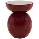 Dax Side Table, Burgundy