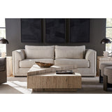 Daxton Cocktail Table, White Travertine-Furniture - Accent Tables-High Fashion Home