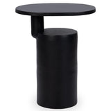 Decklyn Accent Table, Black-Furniture - Accent Tables-High Fashion Home