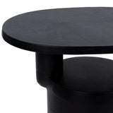 Decklyn Accent Table, Black-Furniture - Accent Tables-High Fashion Home