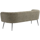 Deco Sofa, Green Tweed-Furniture - Sofas-High Fashion Home
