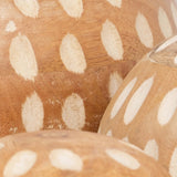 Decorative Ball Set, Natural, Set of 3-Accessories-High Fashion Home