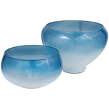 Decorative Bowls, Blue, Set of 2-Accessories-High Fashion Home