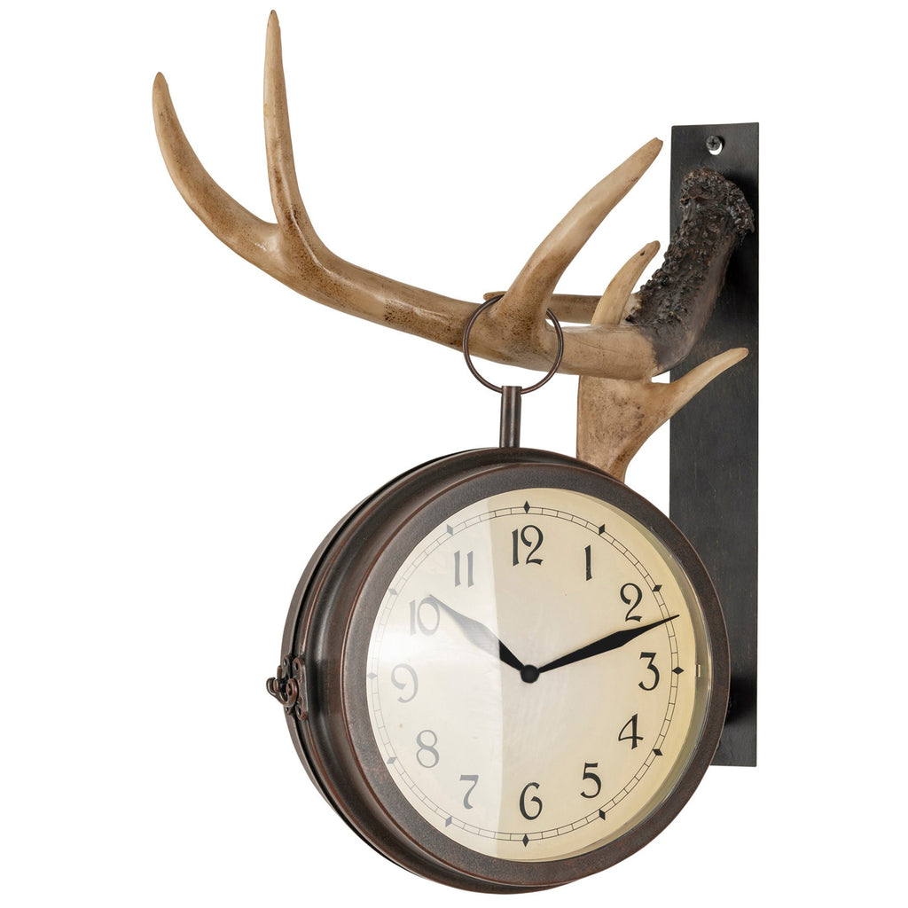 Deer Park Clock, Brown – High Fashion Home