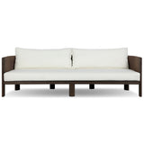 Delancy 96" Outdoor Sofa, Arashi Salt by Fouir Hands