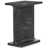 Delaney Rectangle Accent Table, Onyx-Furniture - Accent Tables-High Fashion Home