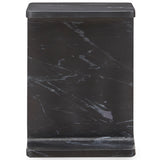 Delaney Rectangle Accent Table, Onyx-Furniture - Accent Tables-High Fashion Home