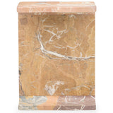Delaney Rectangle Accent Table, Rusty Brown-Furniture - Accent Tables-High Fashion Home