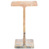 Delaney Rectangle Accent Table, Rusty Brown-Furniture - Accent Tables-High Fashion Home