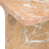 Delaney Rectangle Accent Table, Rusty Brown-Furniture - Accent Tables-High Fashion Home
