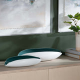 Delecroix Shallow Bowls, White, Set of 2-Accessories-High Fashion Home