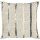 Delgada 20" Pillow, Natural/Blue Multi