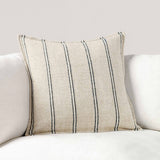 Delgada 20" Pillow, Natural/Blue Multi